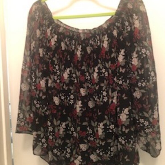 Max Studio Boho Chic Top with Bell Sleeves - Picture 1 of 13